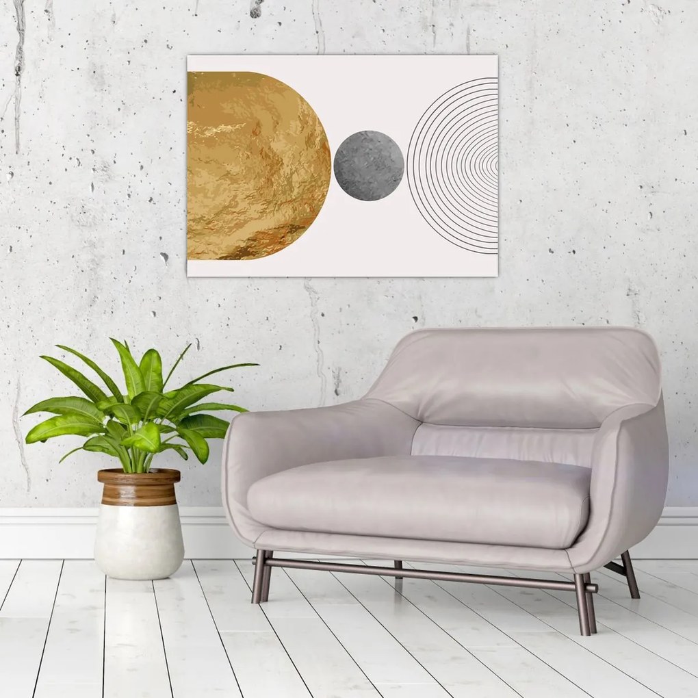 Tablou pe sticlă - Arcuri rustice N⁰4 (70x50 cm)