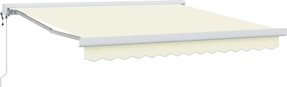 vidaXL Copertină Crem 300 x 250 x 165 cm Poliester și Aluminiu