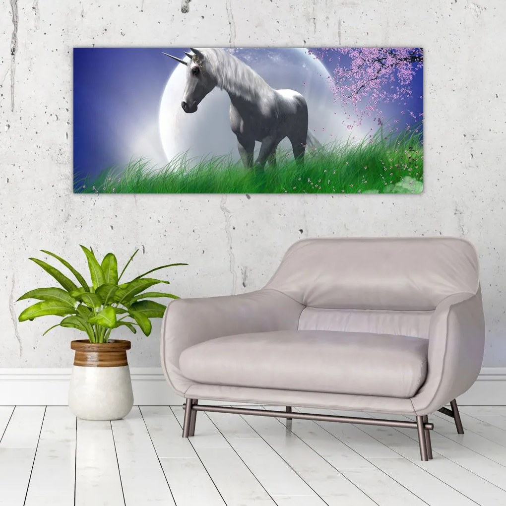 Tablou cu unicorn (120x50 cm)