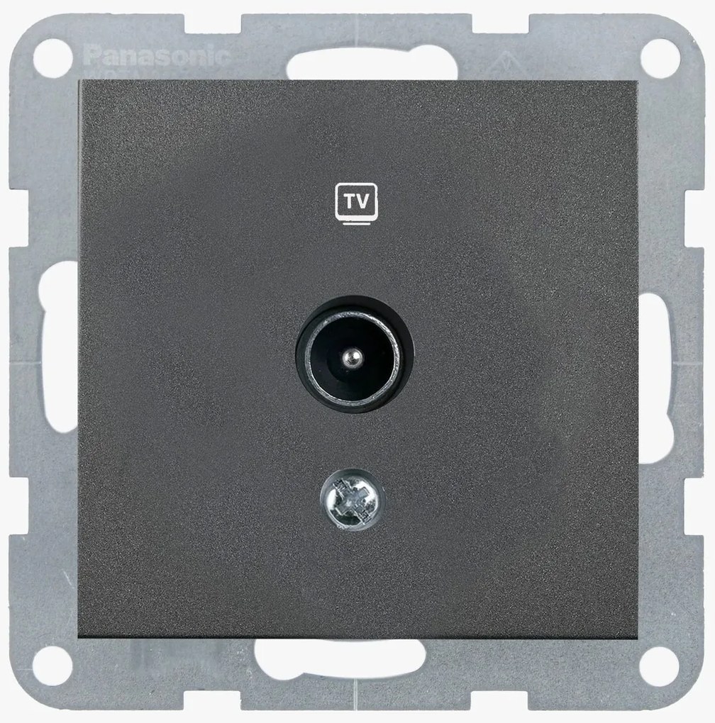 Priza TV finala, IP20, Grafit, Panasonic Karre Plus 55