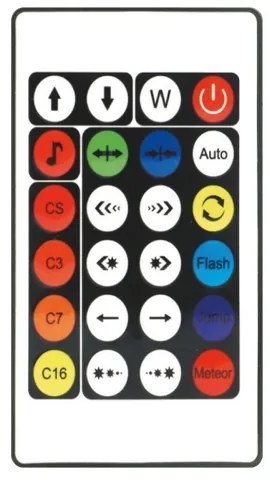 Lampadar LED RGBW dimabil LOLLY LED/5W/230V + telecomandă