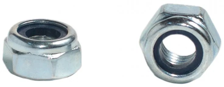 Piulite hexagonale cu autoblocare zincate DIN 985 (Diametru: M16)