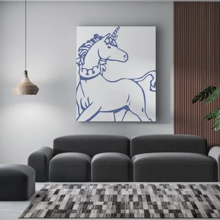 Covor Phoenix model abstract gri-negru 3008-244 Selectează mărime: 060 X 110