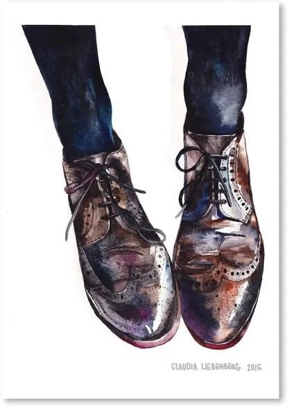 Poster Americanflat Oxfords I by Claudia Libenberg, 30 x 42 cm