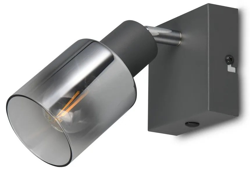 Spot gri antracit ø 7 cm Cadiz – Reality