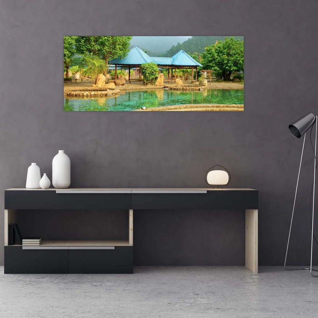 Shanghai hotel park (120x50 cm)