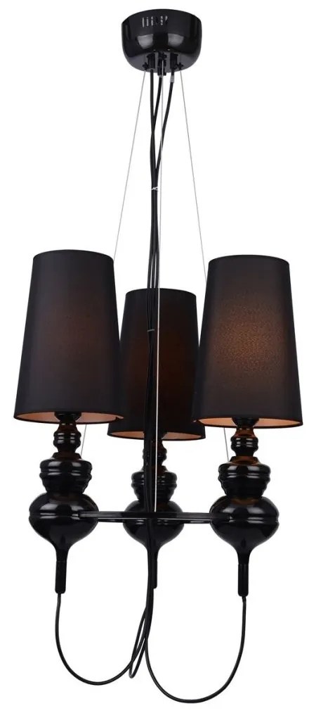 Candelabru modern design elegant Baroco 3 Black