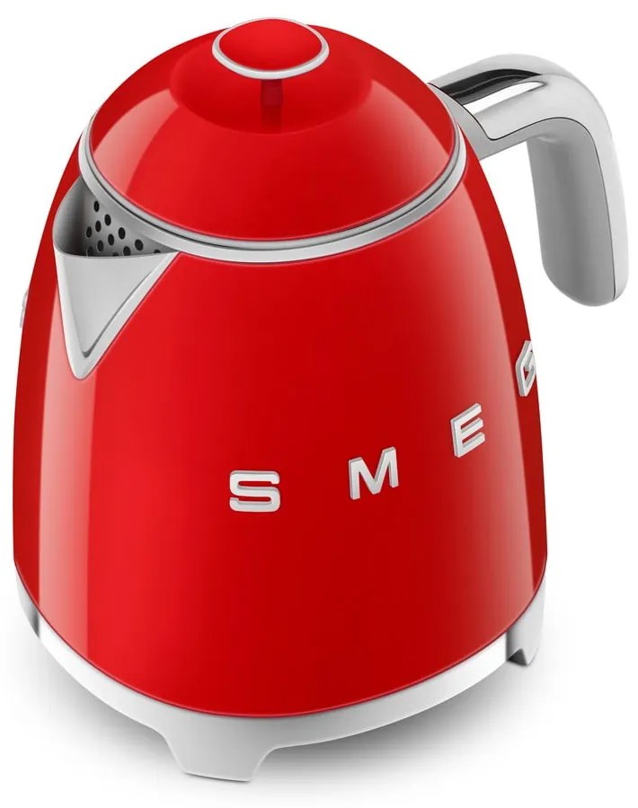 Ceainic electric roșu din oțel inoxidabil 800 ml Retro Style – SMEG