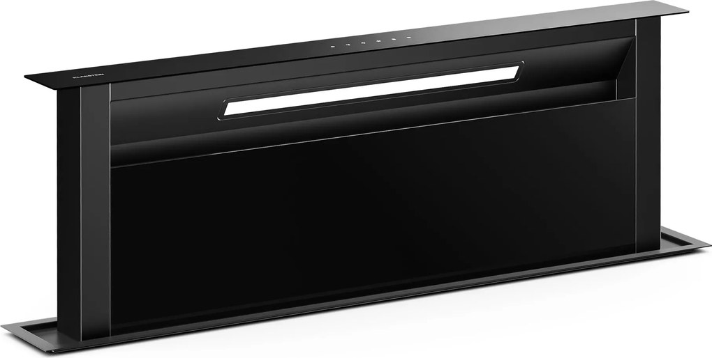 Klarstein Velaire Downdraft-System, Elegant, minimalist, puternic, Clasa energetică A++, 906 m³/h, 90 cm