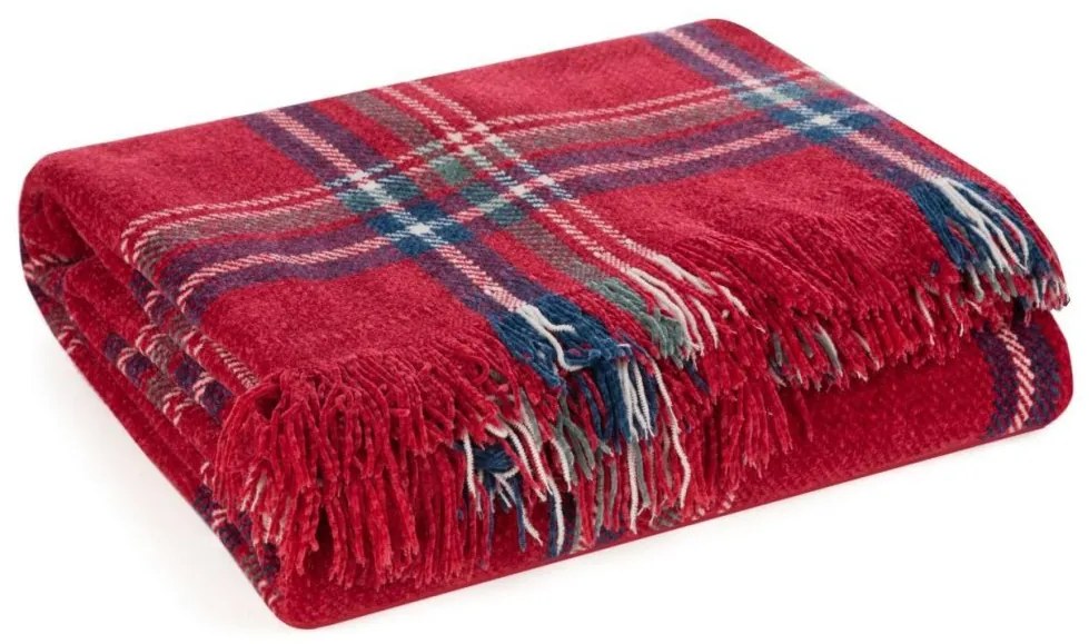 Pătură de Crăciun roșie Lățime: 130 cm | Lungime: 150 cm