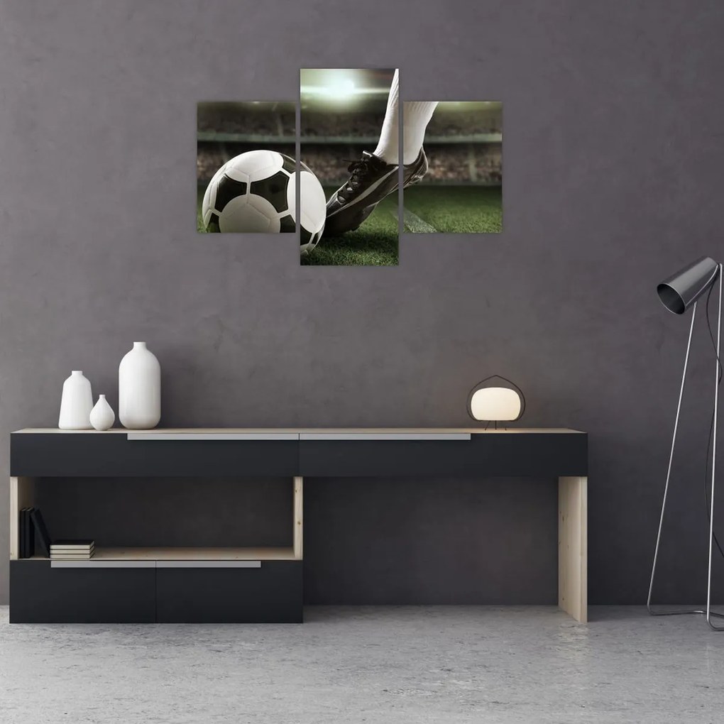 Tablou - Minge de fotbal (90x60 cm)