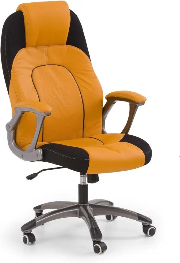 VIPER scaun birou portocaliu/negru