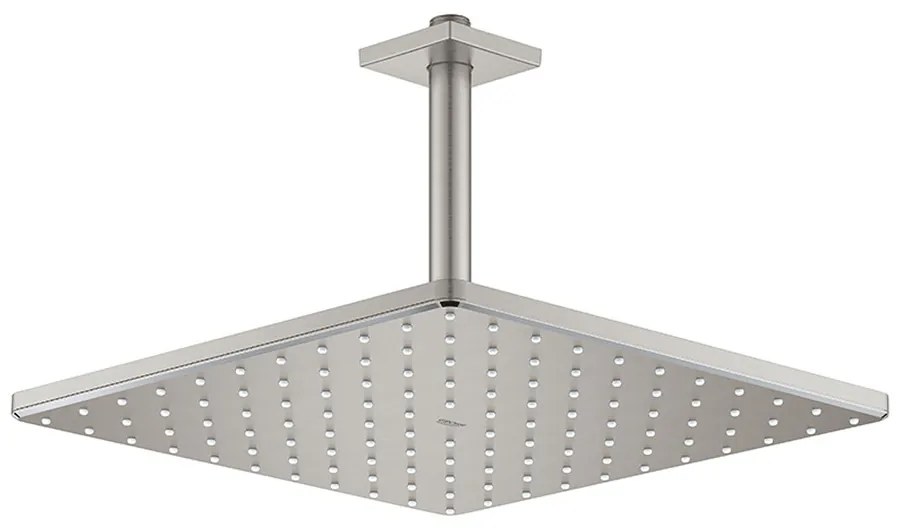 Palarie si brat de dus Grohe Rainshower Mono Cube 310 crom periat Supersteel cu 1 functie