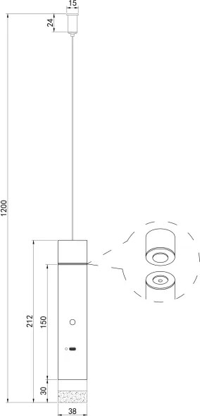 Globo 16060N - Lampă LED reîncărcabilă 2în1 PELO, LED/2W/230/5V, crom mat, control tactil (dimmer)
