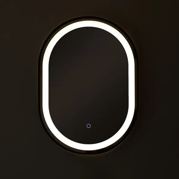 Oglindă LED retroiluminată pentru baie Zuma Line D2383 24W/230V 3000/4000/6000K IP44 negru