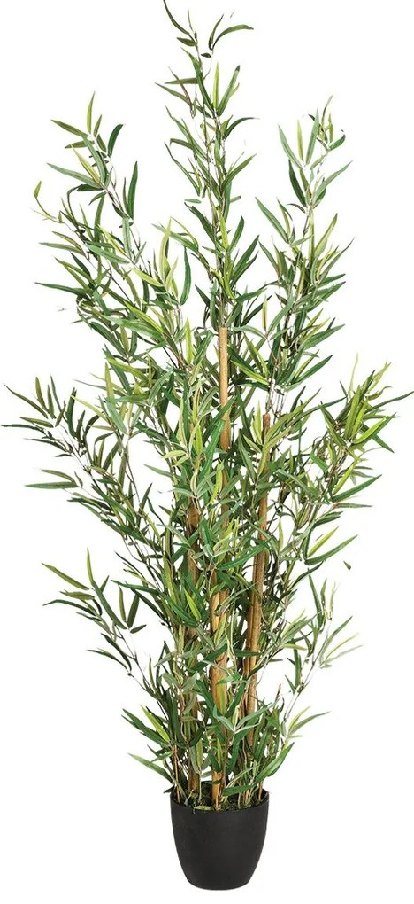 Flori artificiale, bambus in ghiveci, 120 cm