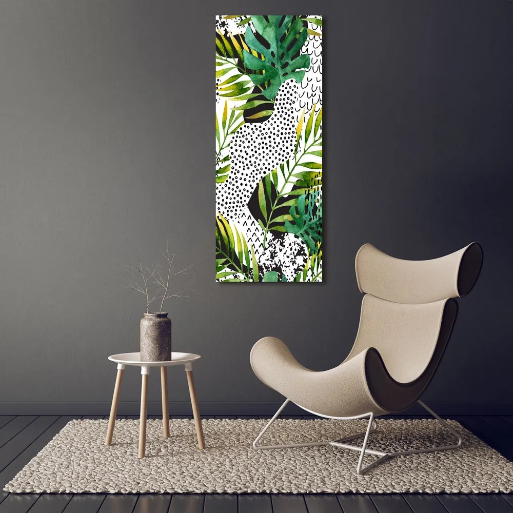 Tablou canvas Frunze tropicale