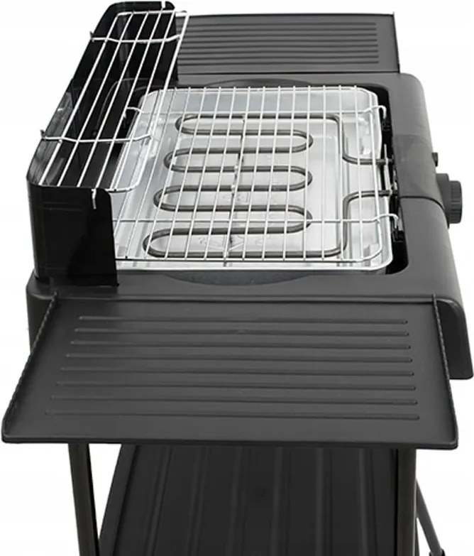 Gratar electric cu picior ZİLAN ZLN3789 ,2400 W, termostat reglabil