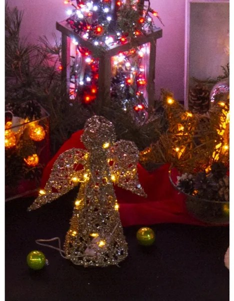 Decorațiune LED de Crăciun Retlux LED/2xAA înger