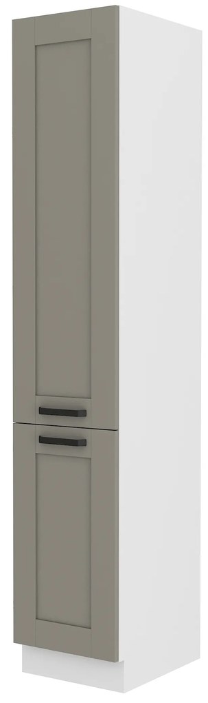 Dulap de bucătărie pentru alimente Lucid 40 DK 210 2F (claygrey + alb). 1045467
