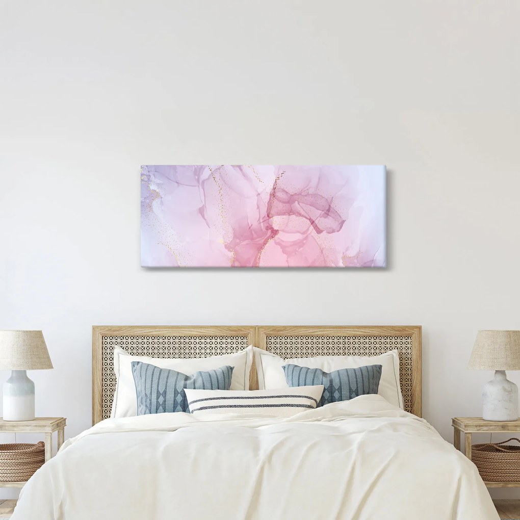 Tablou - Pete roz (120x50 cm)