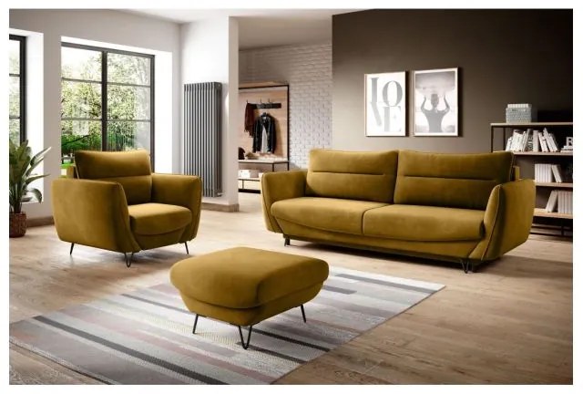 Scaune Set 236cm Galben