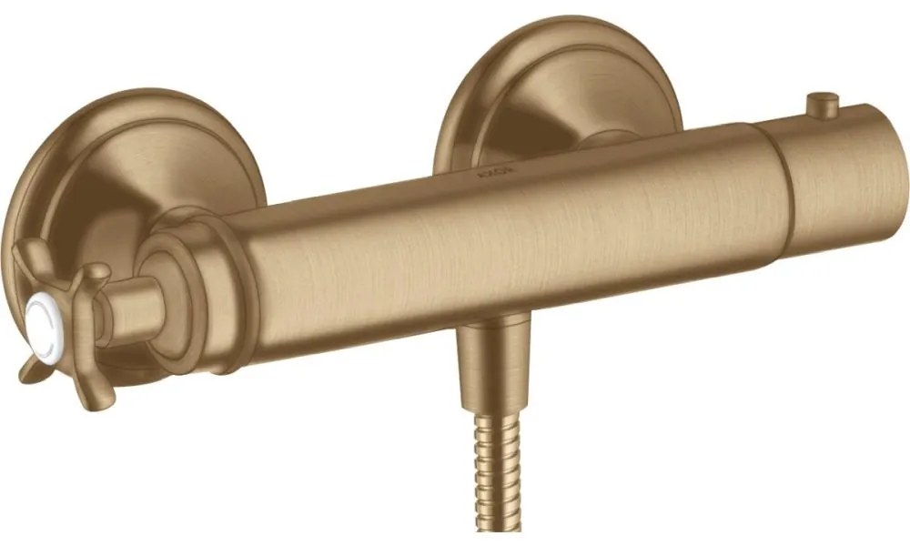 Baterie dus termostatata bronz periat Hansgrohe Axor Montreux Bronz periat