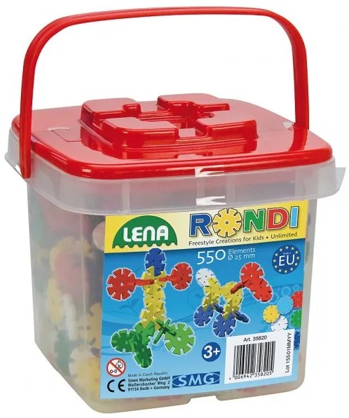 SET RONDI IN GALEATA  550 PIESE MICI  - LENA (LE35820)