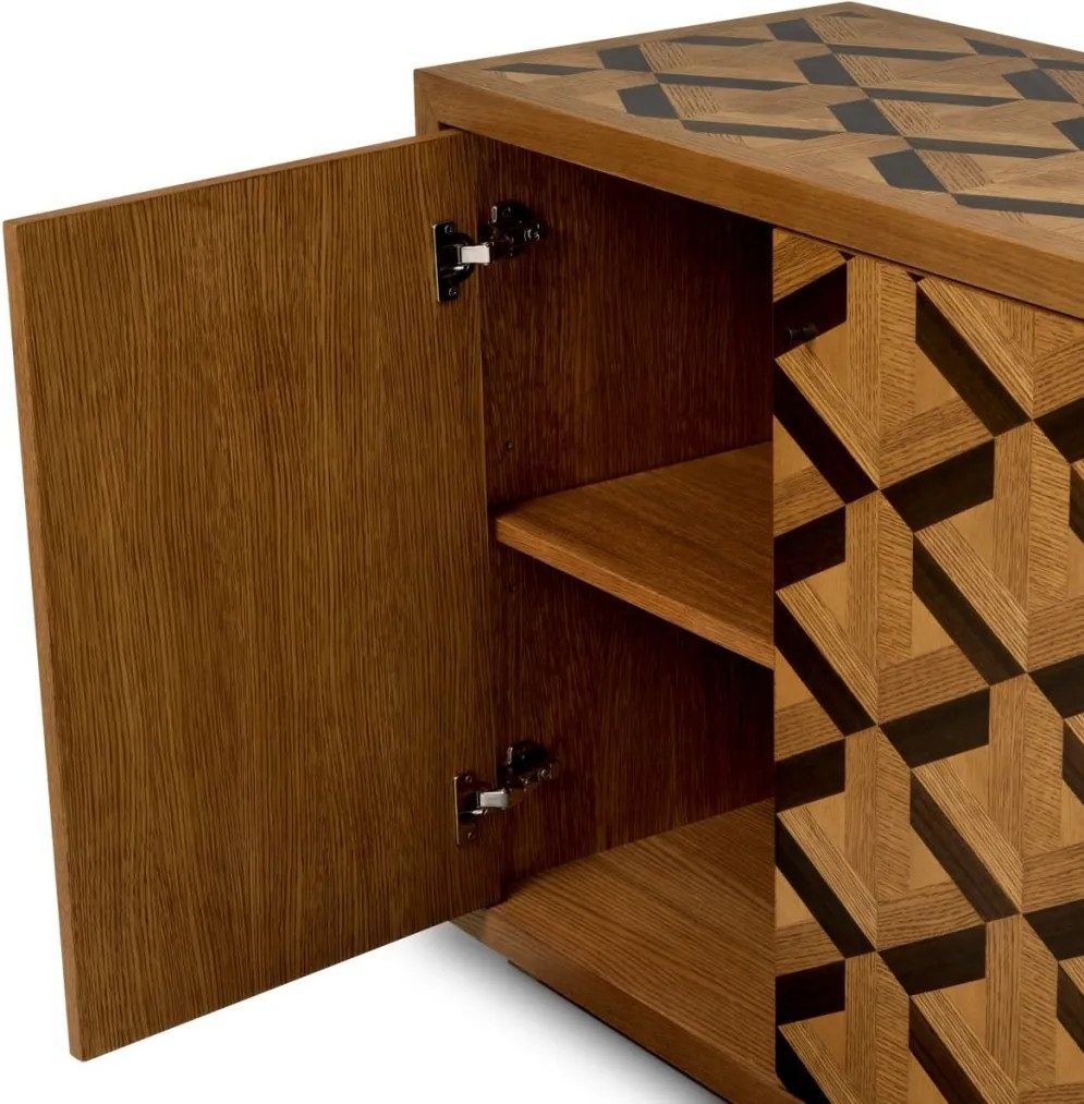 Comoda design LUX furnir de stejar Rubicon