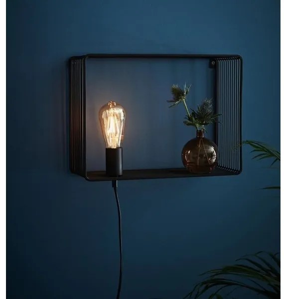 Markslöjd 107814 - Aplică de perete SHELF 1xE27/60W/230V