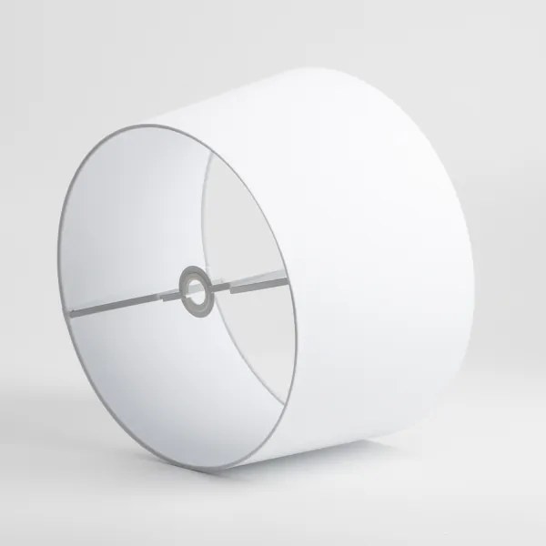 Brilagi - Lampă de podea LED CERIA 1xE27/40W/230V, Ø 45 cm, alb/crom mat