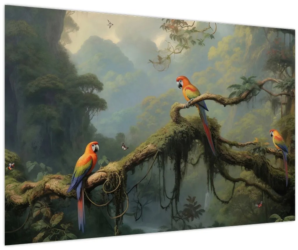 Tablou - Pădure tropicală (90x60 cm)