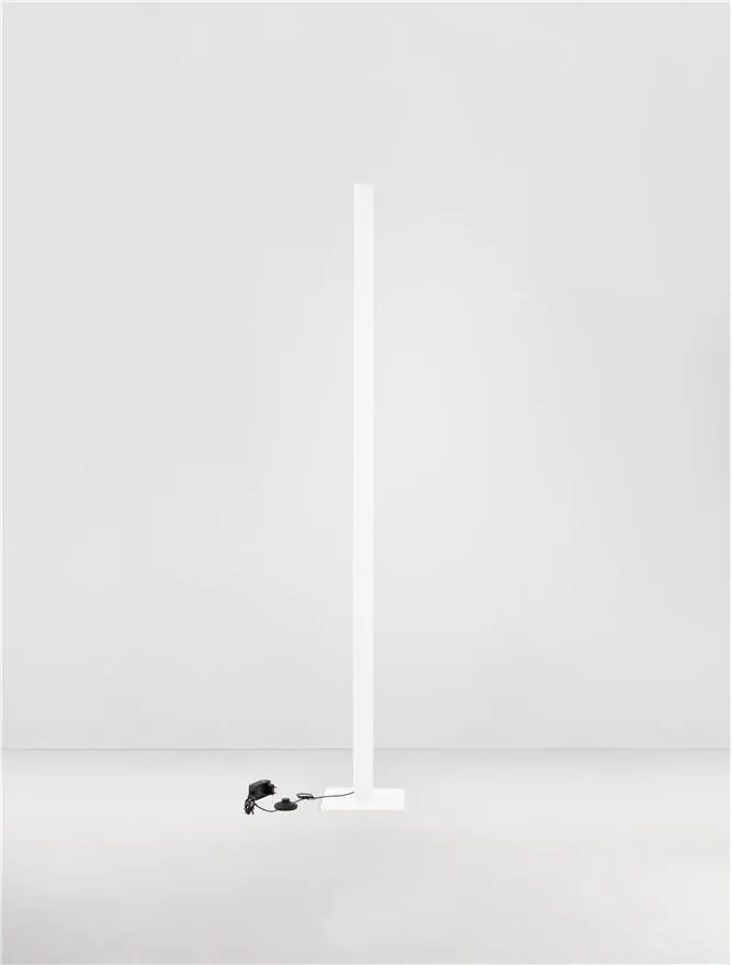 Lampadar LED de podea stil minimalist EDEL alb