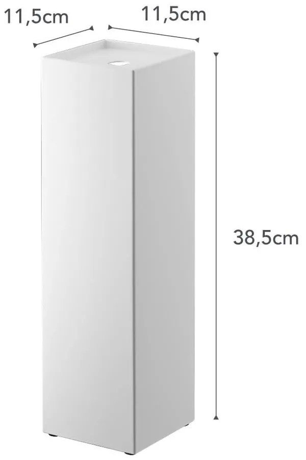 Suport pentru hârtie igienică Yamazaki Tower, alb