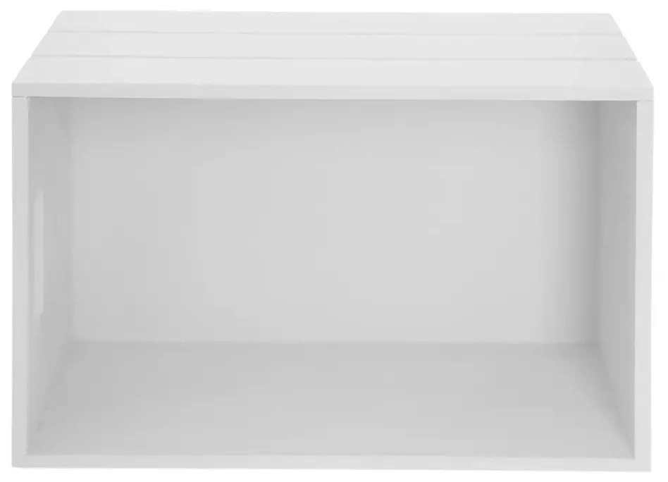 Cutie din lemn Orion, albă, 26 x 16 x 11 cm, S