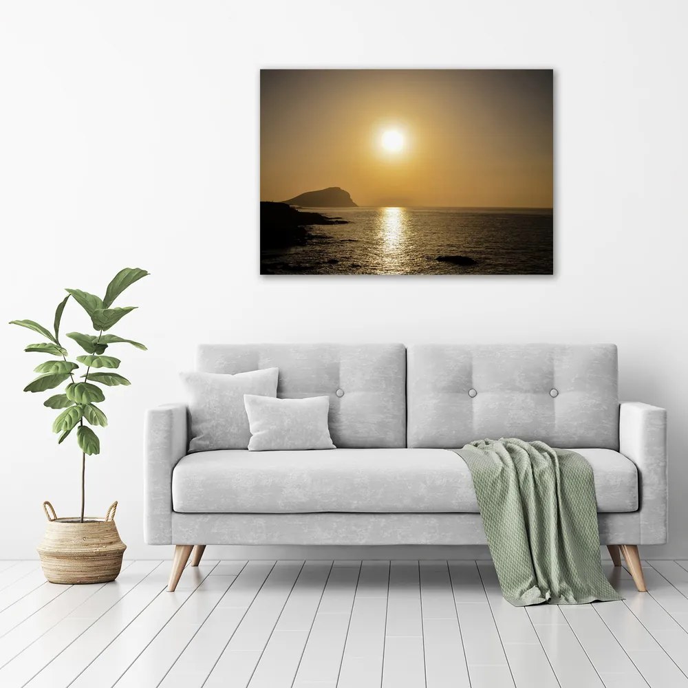Imprimare tablou canvas Apus de soare pe mare