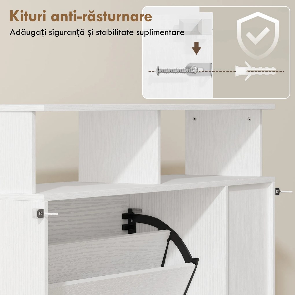 HOMCOM dulap pantofar | Aosom Romania