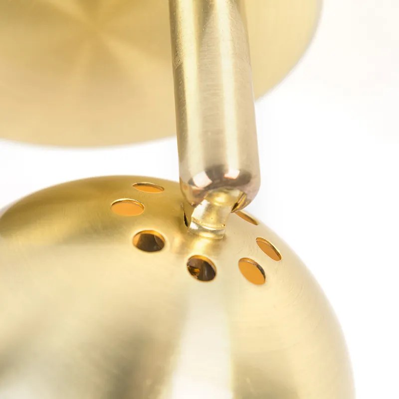 Spotlight rotund retro din alamă - Gissi