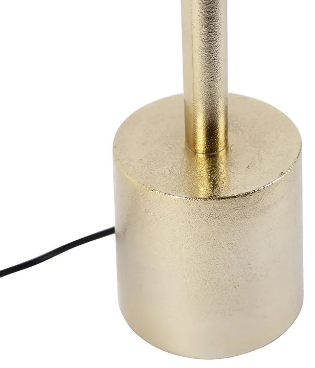 Lampă de masă Art Deco aurie fără abajur - Diverso