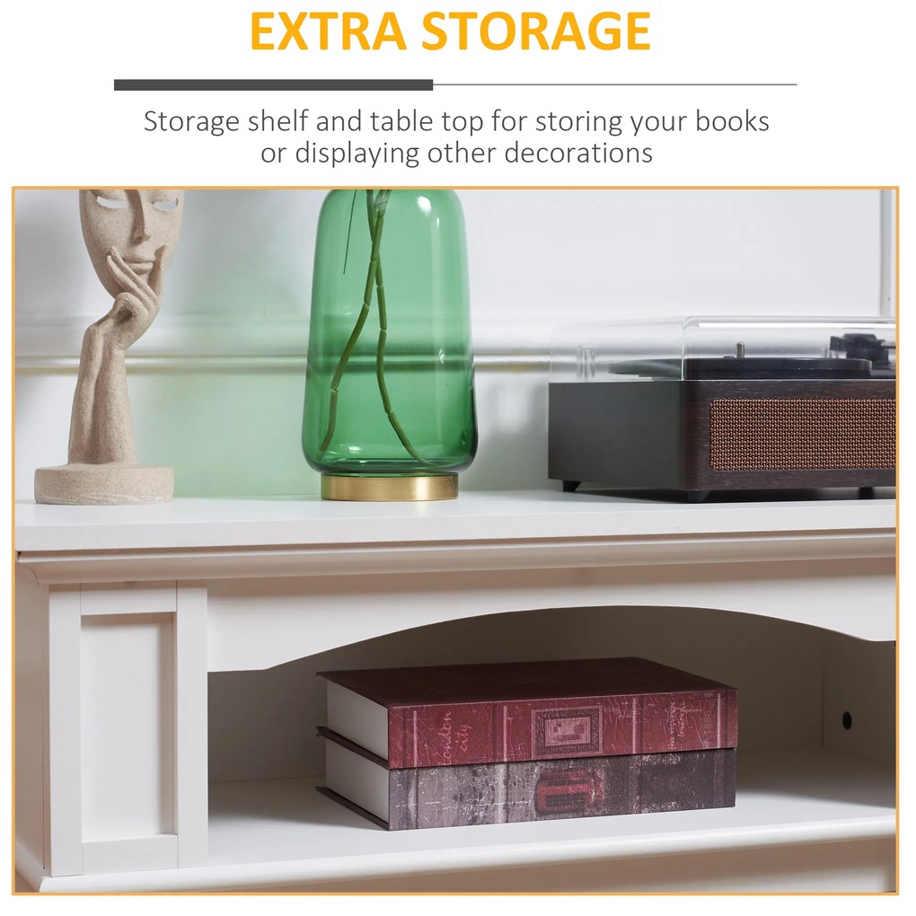 HOMCOM Șemineu Electric 1800W cu Efect de Flacără Reglabilă, Telecomandă și Timer | Aosom Romania