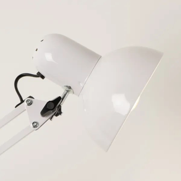 BRILAGI - Lampă de podea flexibilă TASKER 1xE27/60W/230V 184 cm albă