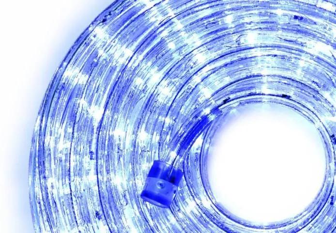 Cablu luminos LED - 240 becuri, 10 m, albastru