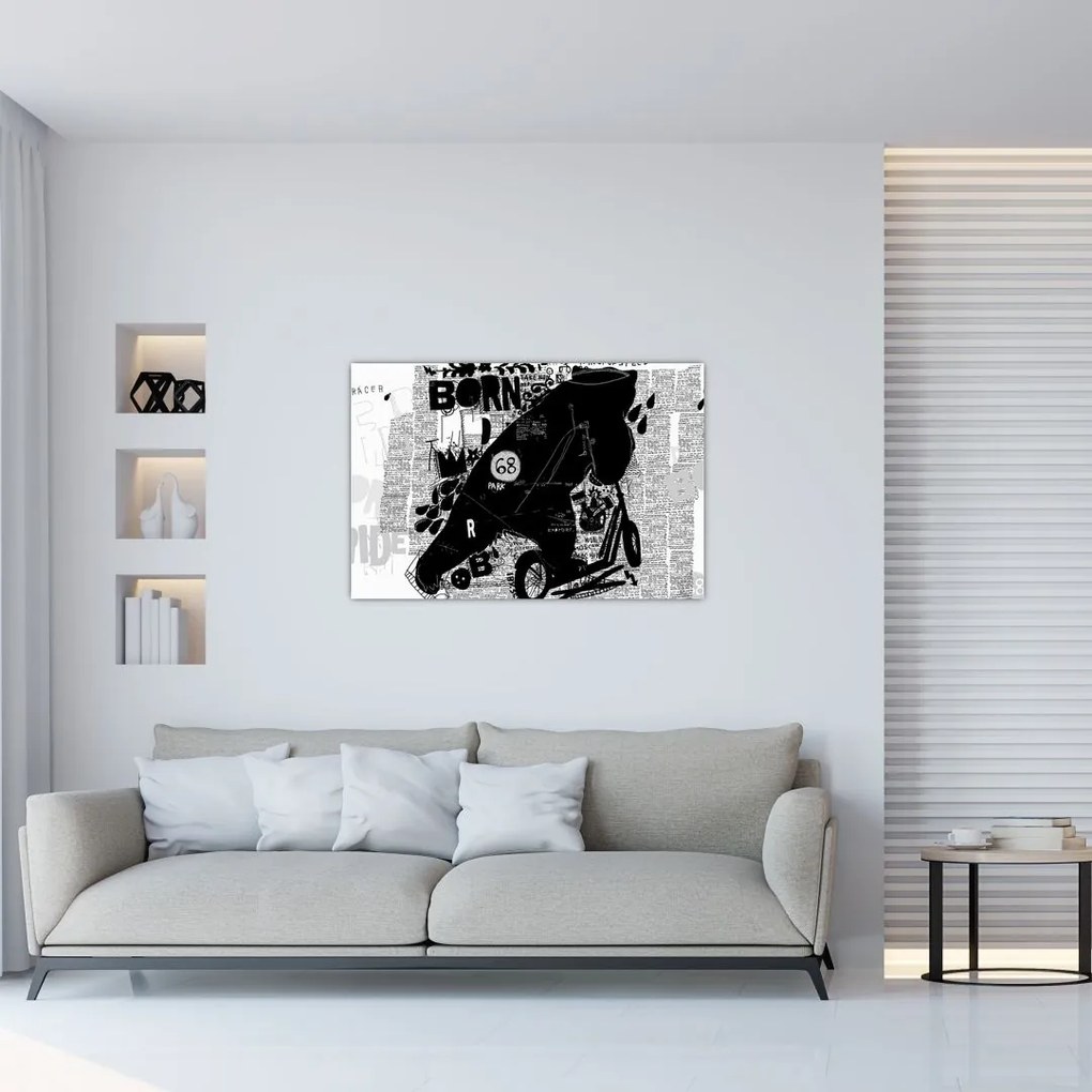 Tablou - Născut să călătorească (90x60 cm)