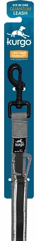 Lesă pentru câini Kurgo® Quantum 2.0, negru