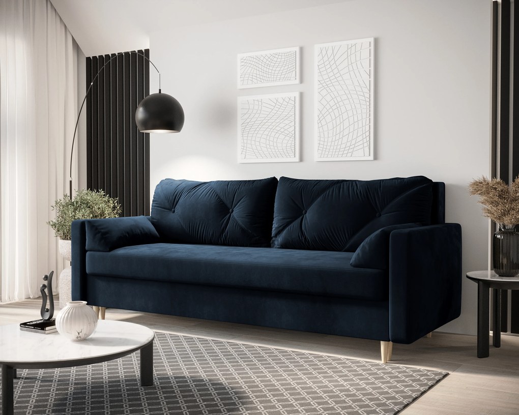 Supermobel Canapea ASTRA, 220x88x85, cosmic 160