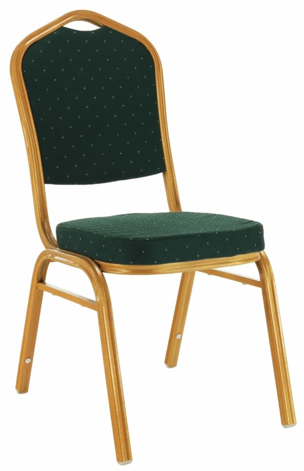 Scaun stivuitor,  verde   vopsea aurie, ZINA 3 NOU