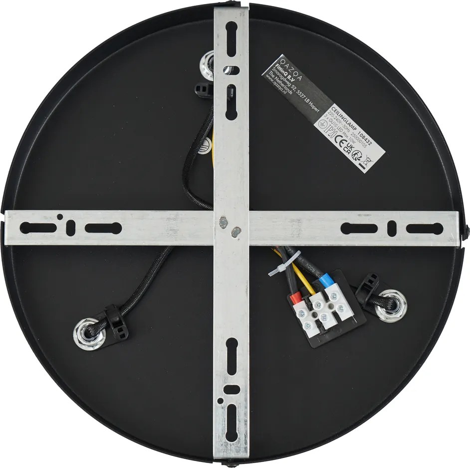 Spot rotund de plafon bronz închis, rotund, cu 3 lumini, reglabil - Veerle