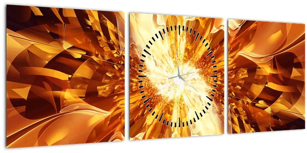 Tablou - Abstract (cu ceas) (90x30 cm)