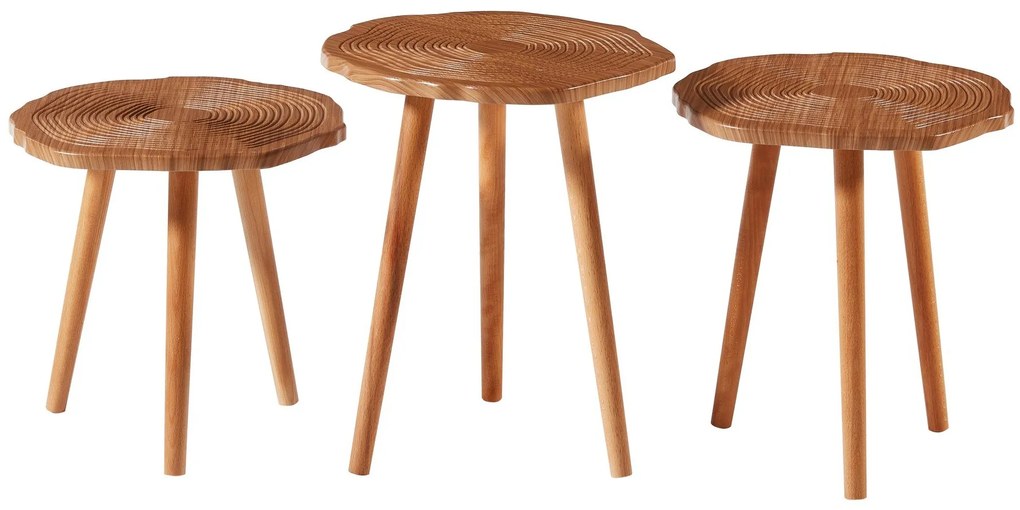 Set măsuțe cafea Totalky (nuc). 1127623