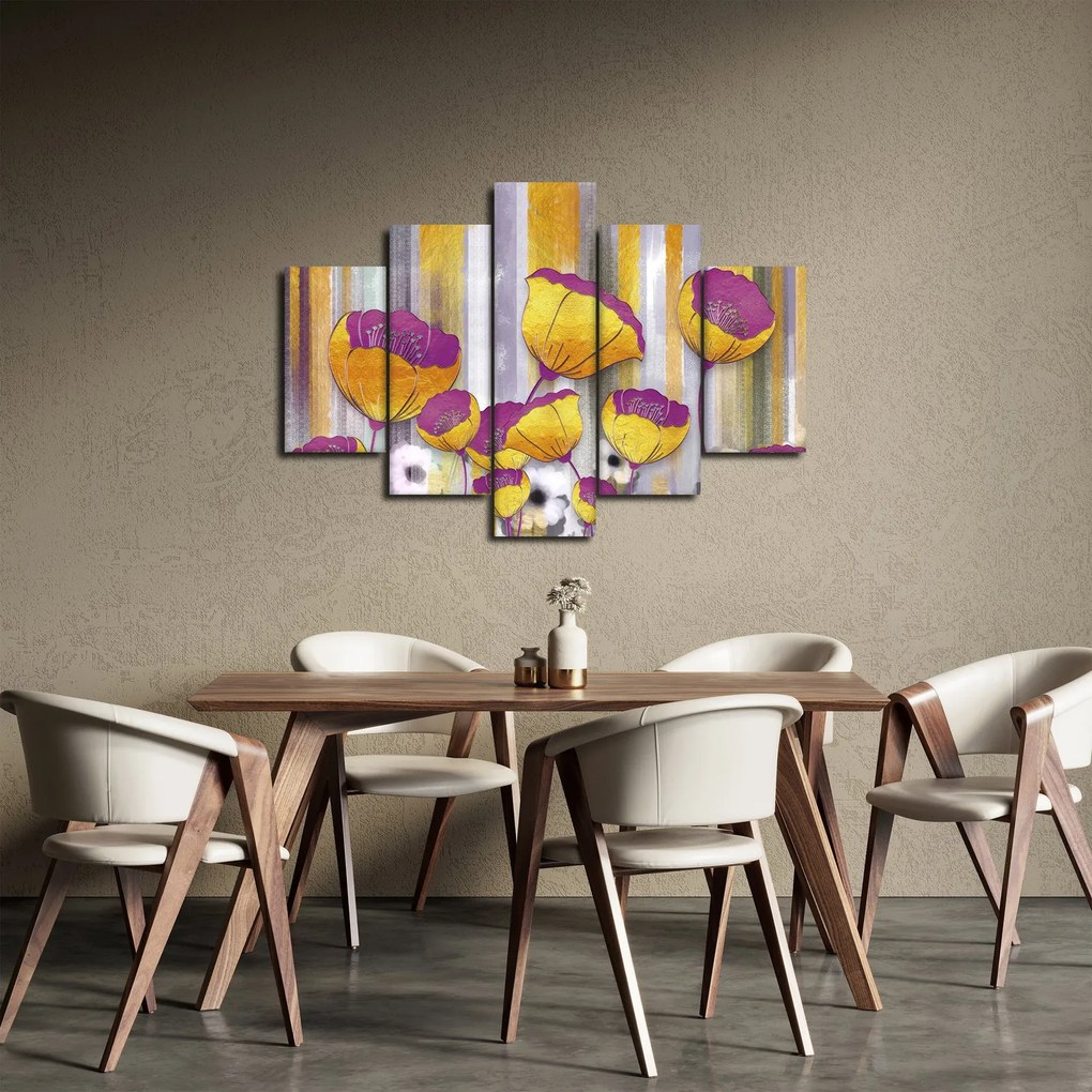 Tablou - Ilustrațir cu flori (150x105 cm)
